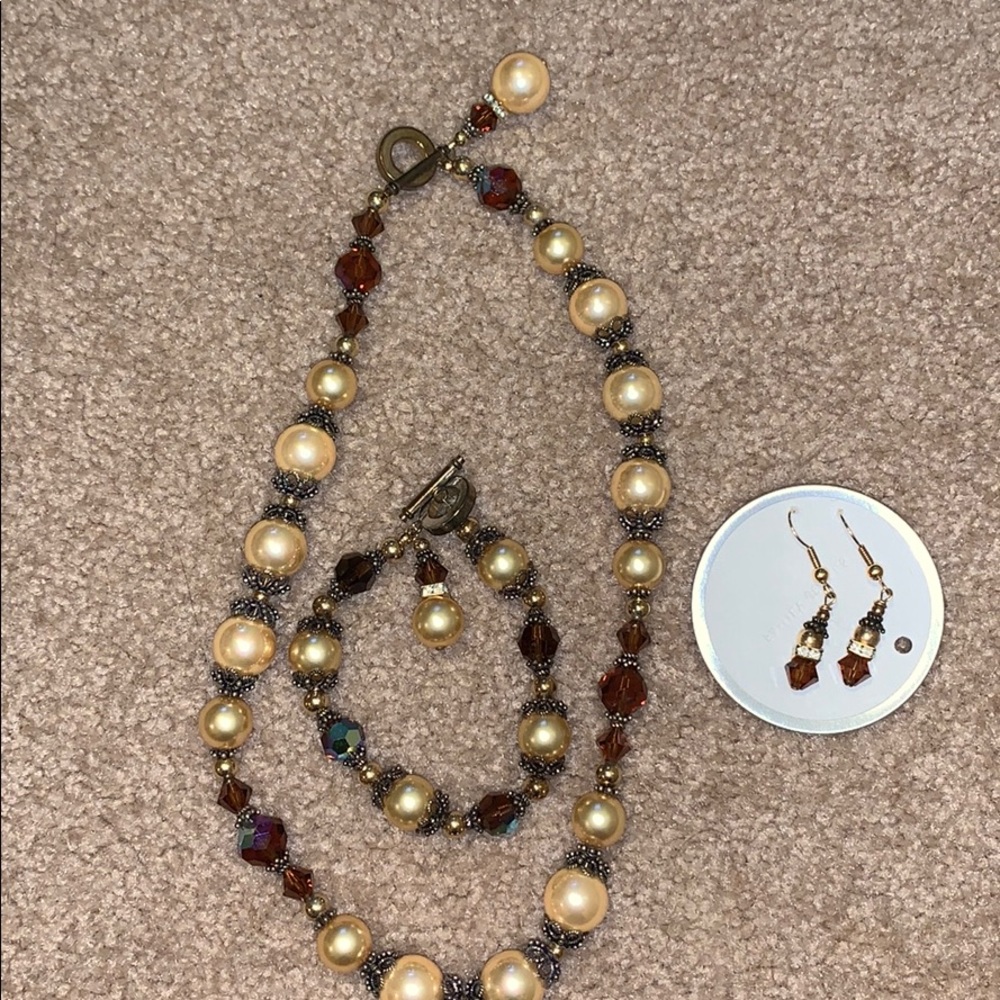 Necklace, Bracelet & Earrings